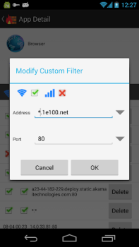 İndir NoRoot Firewall İş Android için Ekran görüntüsü 3