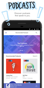 İndir Pandora - Music & Podcasts Müzik ve Ses Android için Ekran görüntüsü 5