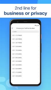 İndir Text Free: Second Phone Number Sosyal Android için Ekran görüntüsü 3