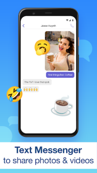 İndir Text Free: Second Phone Number Sosyal Android için Ekran görüntüsü 6