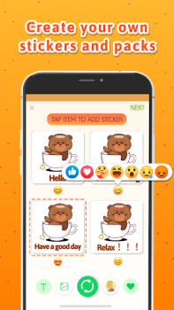 İndir Personal stickers StickerMaker İletişim Android için Ekran görüntüsü 2