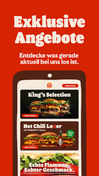 İndir Burger King Deutschland Yiyecek & İçecek Android için Ekran görüntüsü 2