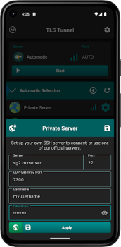 İndir TLS Tunnel - Sınırsız VPN Araçlar Android için Ekran görüntüsü 5