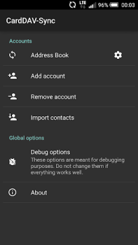 İndir CardDAV-Sync free İş Android için Ekran görüntüsü 5