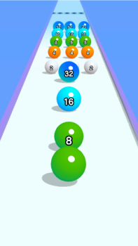 İndir Ball Run 2048: merge number Gündelik Android için Ekran görüntüsü 2