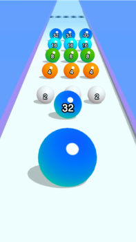 İndir Ball Run 2048: merge number Gündelik Android için Ekran görüntüsü 3