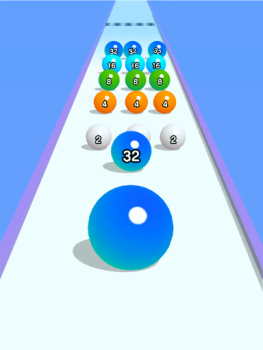 İndir Ball Run 2048: merge number Gündelik Android için Ekran görüntüsü 7