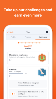 İndir WeWard - The Walking App Sağlık & Fitness Android için Ekran görüntüsü 6