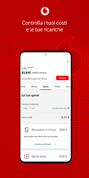 İndir My Vodafone Italia Araçlar Android için Ekran görüntüsü 2