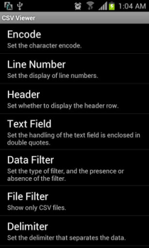 İndir CSV Viewer İş Dünyası Android için Ekran görüntüsü 2