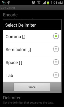 İndir CSV Viewer İş Dünyası Android için Ekran görüntüsü 3