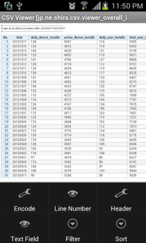 İndir CSV Viewer İş Dünyası Android için Ekran görüntüsü 7