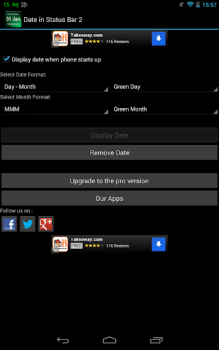 İndir Tarih Durum Bar 2 İş Android için Ekran görüntüsü 3