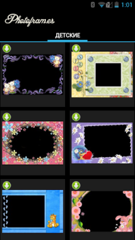 İndir Kids PhotoFrames Fotoğraf Android için Ekran görüntüsü 2