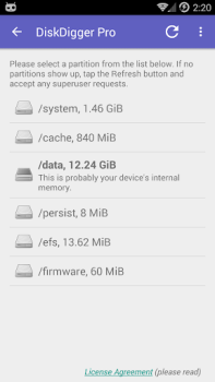 İndir DiskDigger photo recovery Araçlar Android için Ekran görüntüsü 5