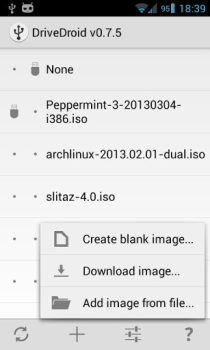 İndir DriveDroid Araçlar Android için Ekran görüntüsü 4