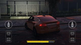 İndir Model X Tesla Car Parking Game Simülatörler Android için Ekran görüntüsü 4