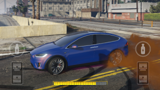 İndir Model X Tesla Car Parking Game Simülatörler Android için Ekran görüntüsü 5