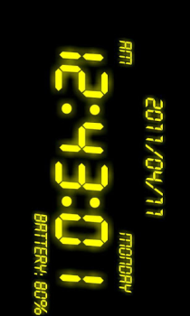 İndir バッテリークロックβ Araçlar Android için Ekran görüntüsü 4