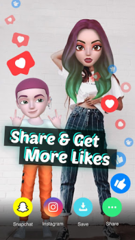 İndir BOO 3D Avatar Sosyal Android için Ekran görüntüsü 7