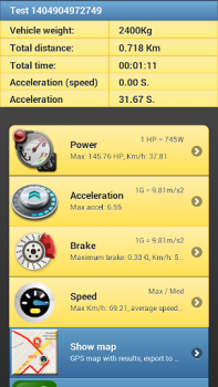 İndir Car Performance Meter, speedom Haritalar ve Navigasyon Android için Ekran görüntüsü 4