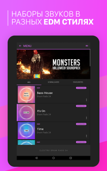 İndir Electro Drum Pads 24 Music Pad Müzik ve Ses Android için Ekran görüntüsü 6