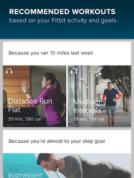 İndir Fitbit Coach Sağlık & Fitness Android için Ekran görüntüsü 5