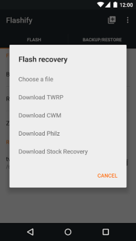 İndir Flashify (for root users) Araçlar Android için Ekran görüntüsü 2
