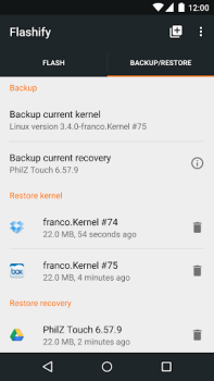 İndir Flashify (for root users) Araçlar Android için Ekran görüntüsü 3