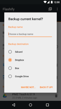İndir Flashify (for root users) Araçlar Android için Ekran görüntüsü 4