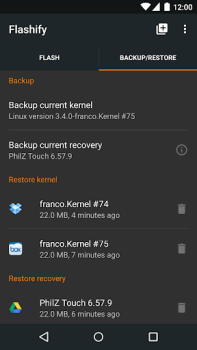 İndir Flashify (for root users) Araçlar Android için Ekran görüntüsü 7