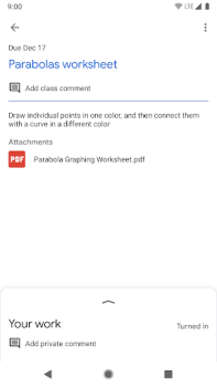 İndir Google Classroom Eğitim Android için Ekran görüntüsü 6