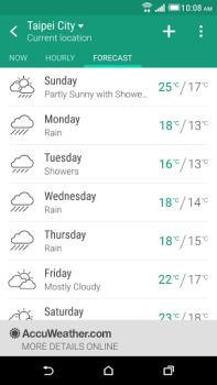 İndir HTC Weather Hava Durumu Android için Ekran görüntüsü 3