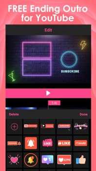 İndir Intro Maker -video intro outro Video oynatıcılar ve düzenleyiciler Android için Ekran görüntüsü 5