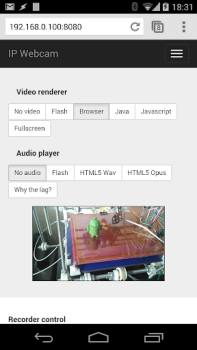İndir IP Webcam Video oynatıcılar ve düzenleyiciler Android için Ekran görüntüsü 3
