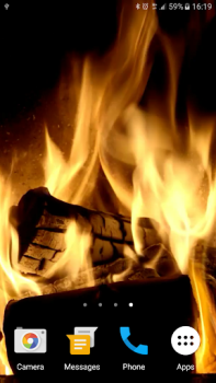 İndir Fireplace Live Wallpaper Özelleştirme Android için Ekran görüntüsü 2