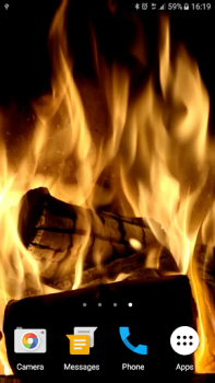 İndir Fireplace Live Wallpaper Özelleştirme Android için Ekran görüntüsü 3