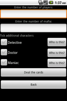 İndir Mafia (party game) Eğlence Android için Ekran görüntüsü 2