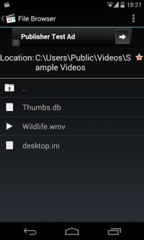 İndir Media Player Classic Remote Video oynatıcılar ve düzenleyiciler Android için Ekran görüntüsü 4