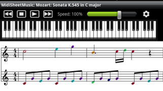 İndir Midi Sheet Music Müzik ve Ses Android için Ekran görüntüsü 6
