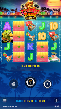 İndir Bigger Bass Bonanza Slot Game Kumarhane Android için Ekran görüntüsü 3