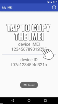 İndir My IMEI Araçlar Android için Ekran görüntüsü 3