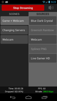 İndir OBS Remote Video oynatıcılar ve düzenleyiciler Android için Ekran görüntüsü 2