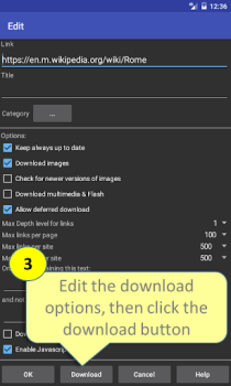 İndir Offline Browser İletişim Android için Ekran görüntüsü 3