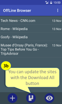 İndir Offline Browser İletişim Android için Ekran görüntüsü 4