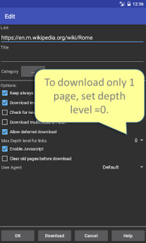 İndir Offline Browser İletişim Android için Ekran görüntüsü 6