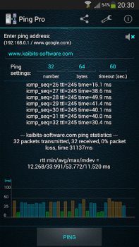 İndir Ping Pro Araçlar Android için Ekran görüntüsü 3