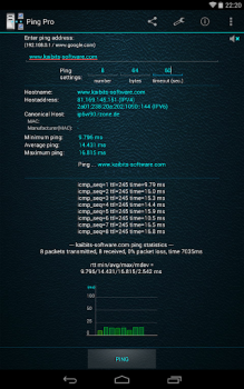 İndir Ping Pro Araçlar Android için Ekran görüntüsü 7