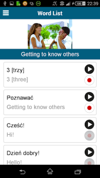 İndir Learn Polish - 50 languages Eğitim Android için Ekran görüntüsü 3
