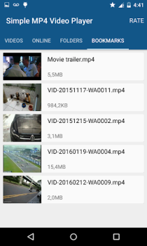 İndir Simple MP4 Video Player Video oynatıcılar ve düzenleyiciler Android için Ekran görüntüsü 2